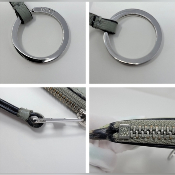 LOEWE Puzzle Multicolor Zipped Card Key Case Wallet - Picture 6 of 8